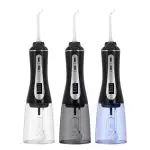 Hydropulseur dentaire sans fil puissant de 350 ml avec écran OLED et 5 modes de pression