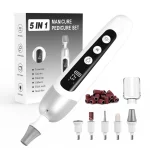 Kit de manucure et de pédicure professionnel, lime à ongles électrique sans fil, perceuse à ongles