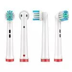 Les têtes de brosse à dents s'adaptent aux brosses buccales, tête de brosse buccale ronde compatible EB17-X