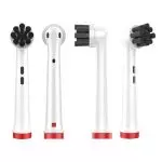 Têtes de brosse à dents de rechange en poils de charbon de bois, pour brosse buccale EB58-X